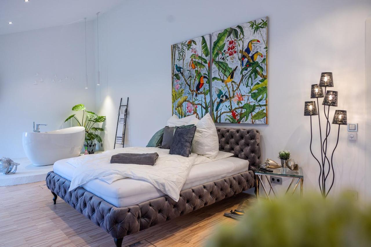 Luxus Wellness Loft - 245Qm - Designwohnen Im Zentrum Gütersloh Exteriér fotografie